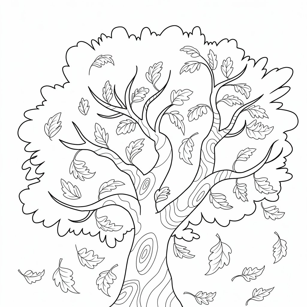 disegni di alberi