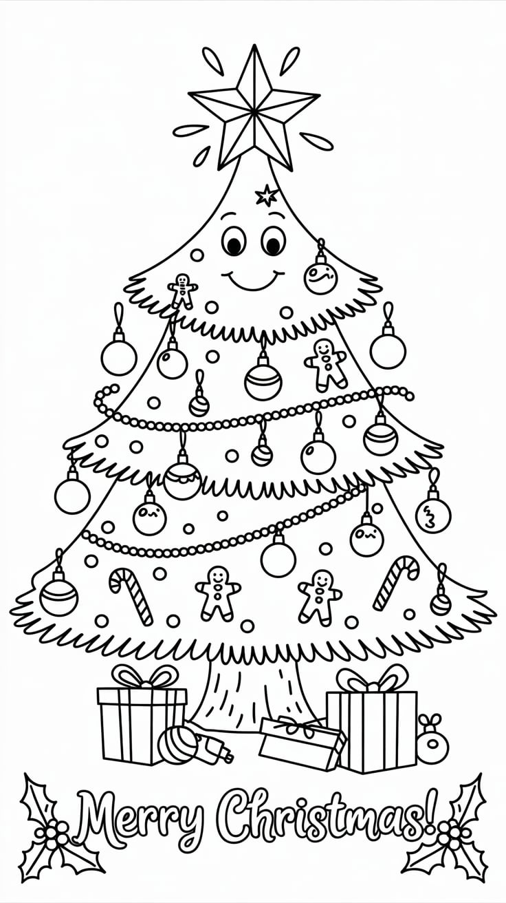 disegni da colorare alberi