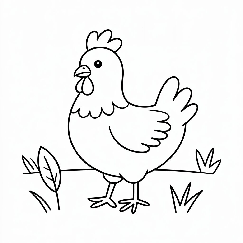 galline disegni