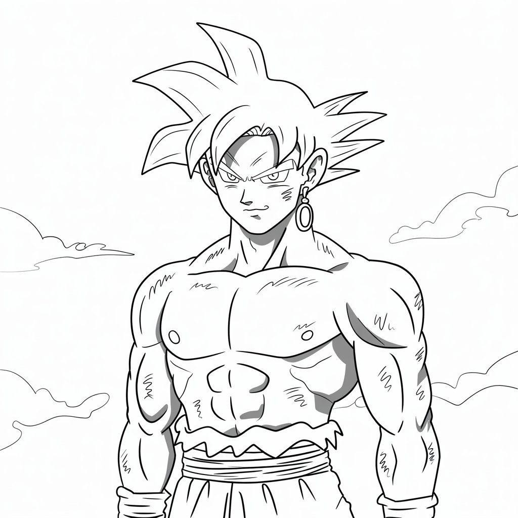 disegni da colorare di goku