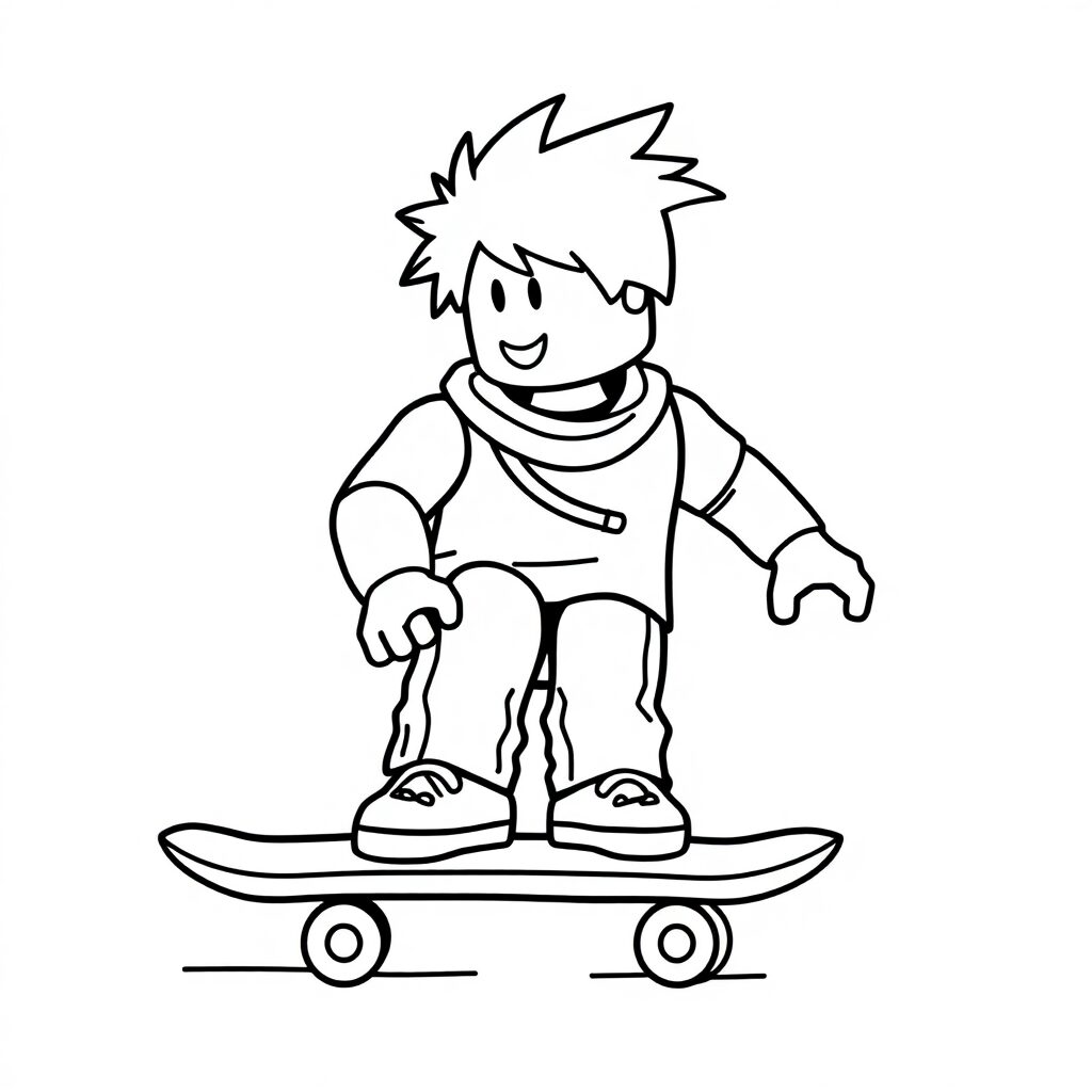 roblox disegni da colorare