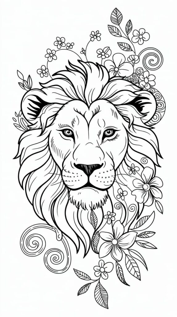 disegni da colorare per adulti semplici