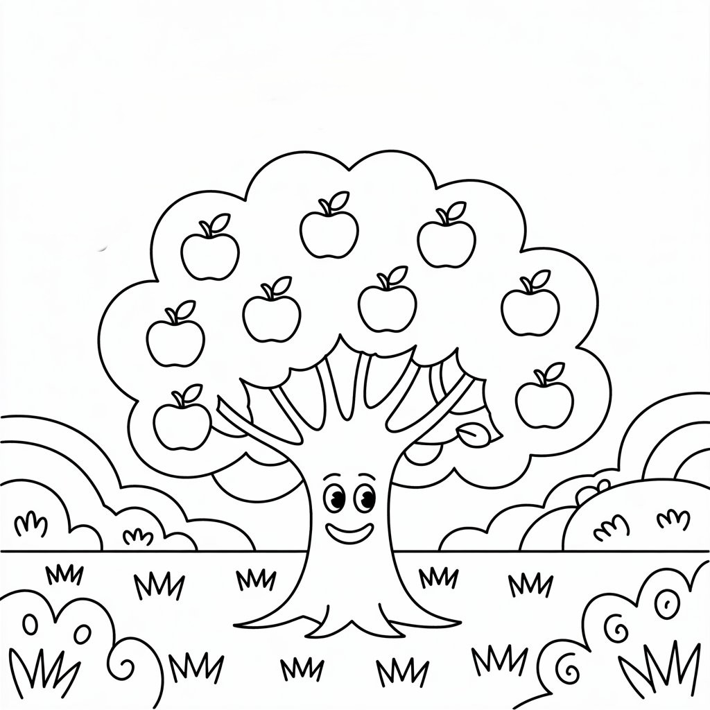 alberi disegni