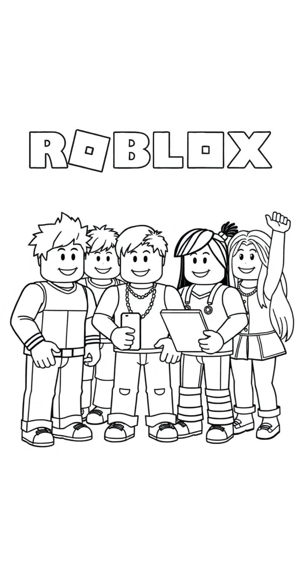 roblox da stampare e colorare