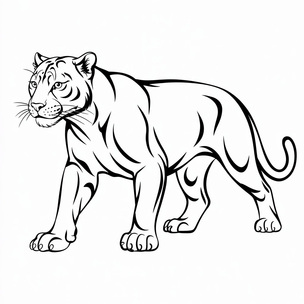 disegni pantera nera