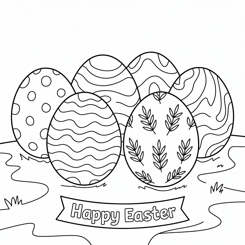 disegnare uovo di pasqua