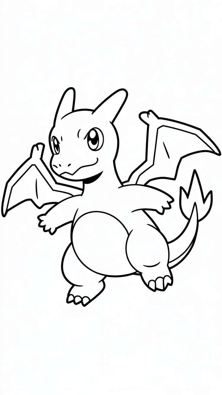 charizard disegno difficile