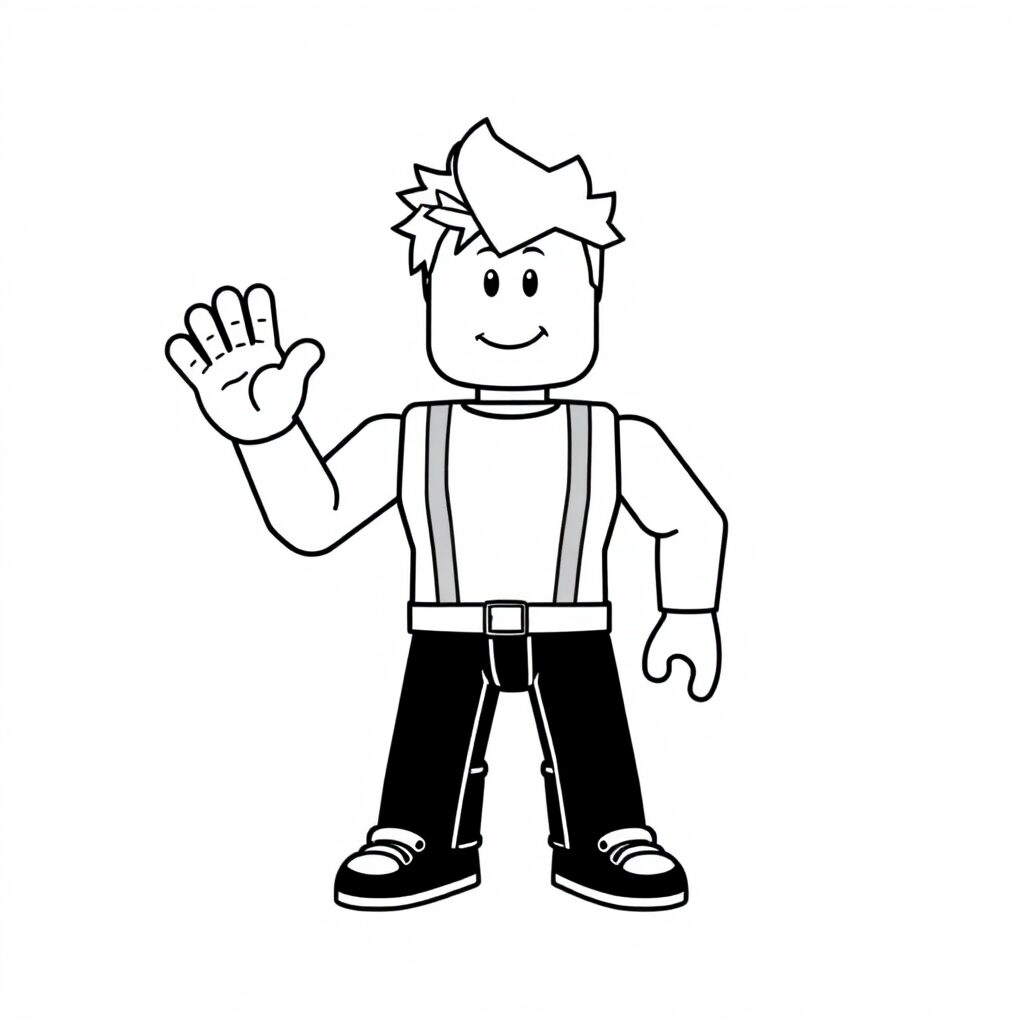 disegni da colorare roblox