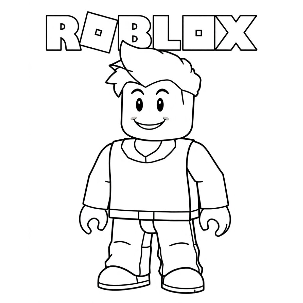 personaggi di roblox da colorare