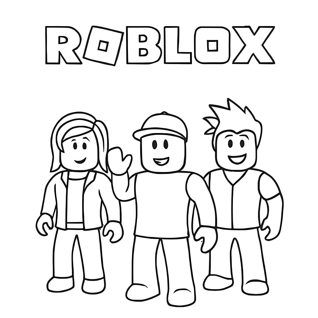 disegni roblox da colorare