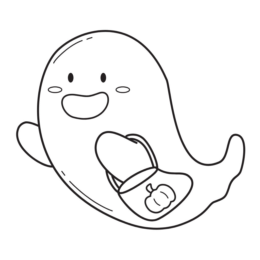 fantasma da colorare