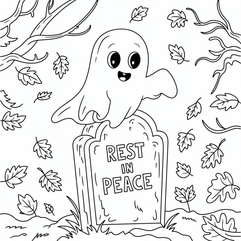 fantasma halloween disegno