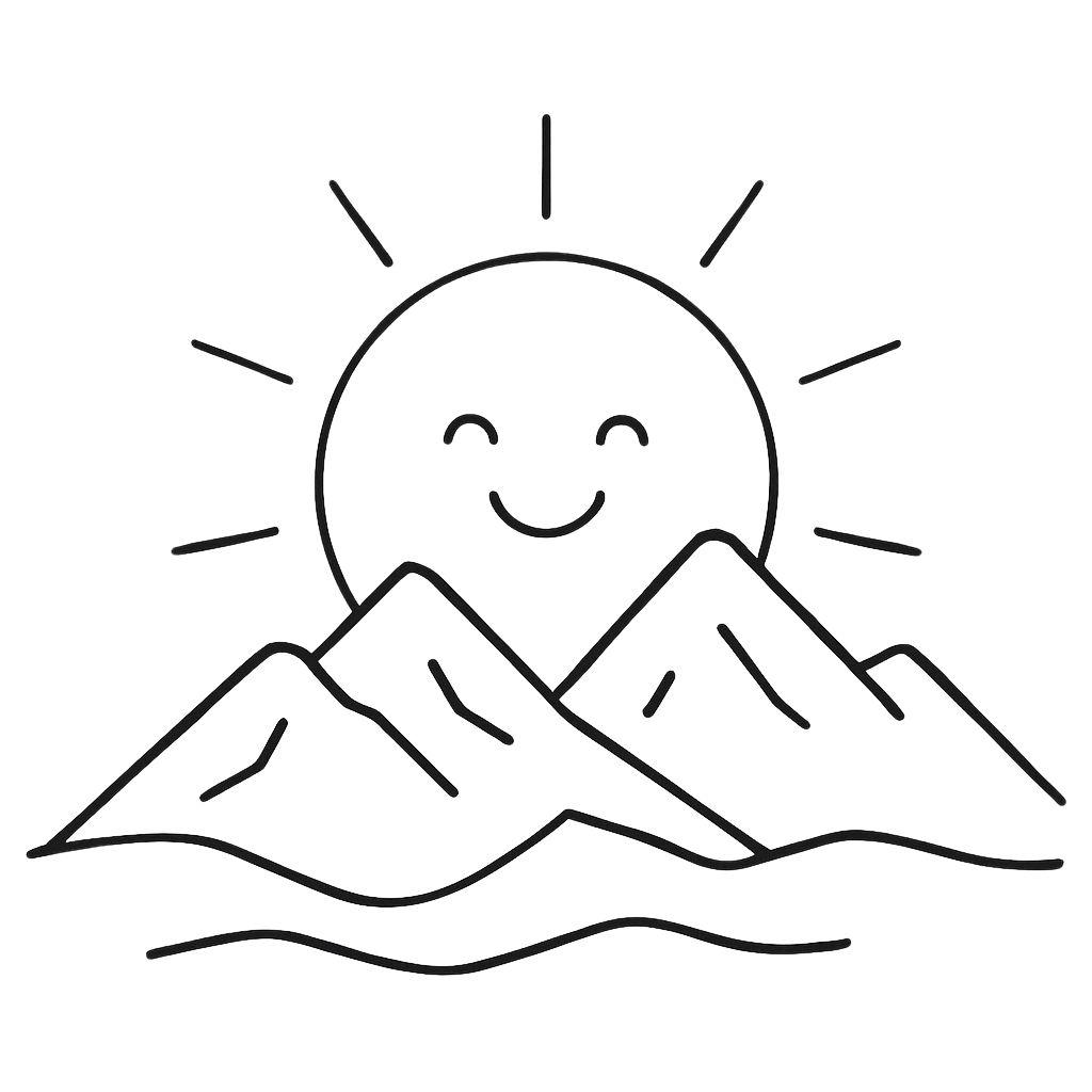 sole disegno da colorare