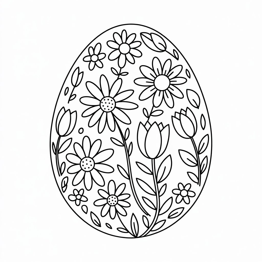 uove di pasqua da colorare