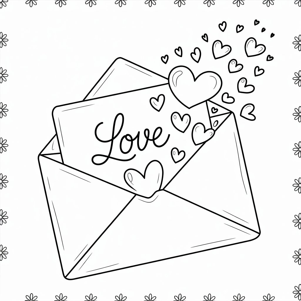 disegni per san valentino da colorare