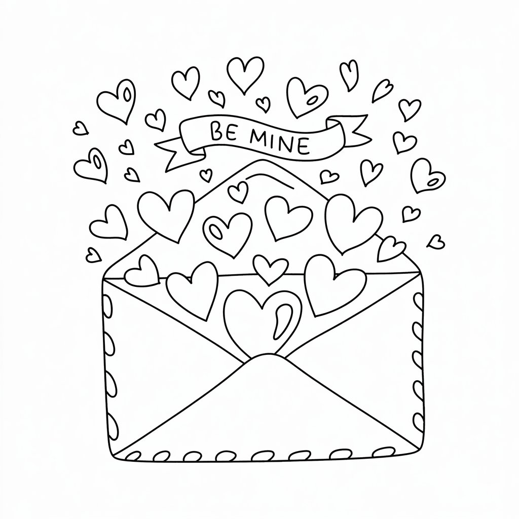 san valentino disegni da colorare