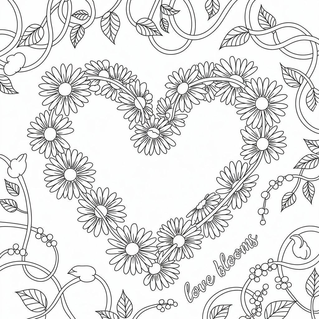 disegni da colorare di san valentino