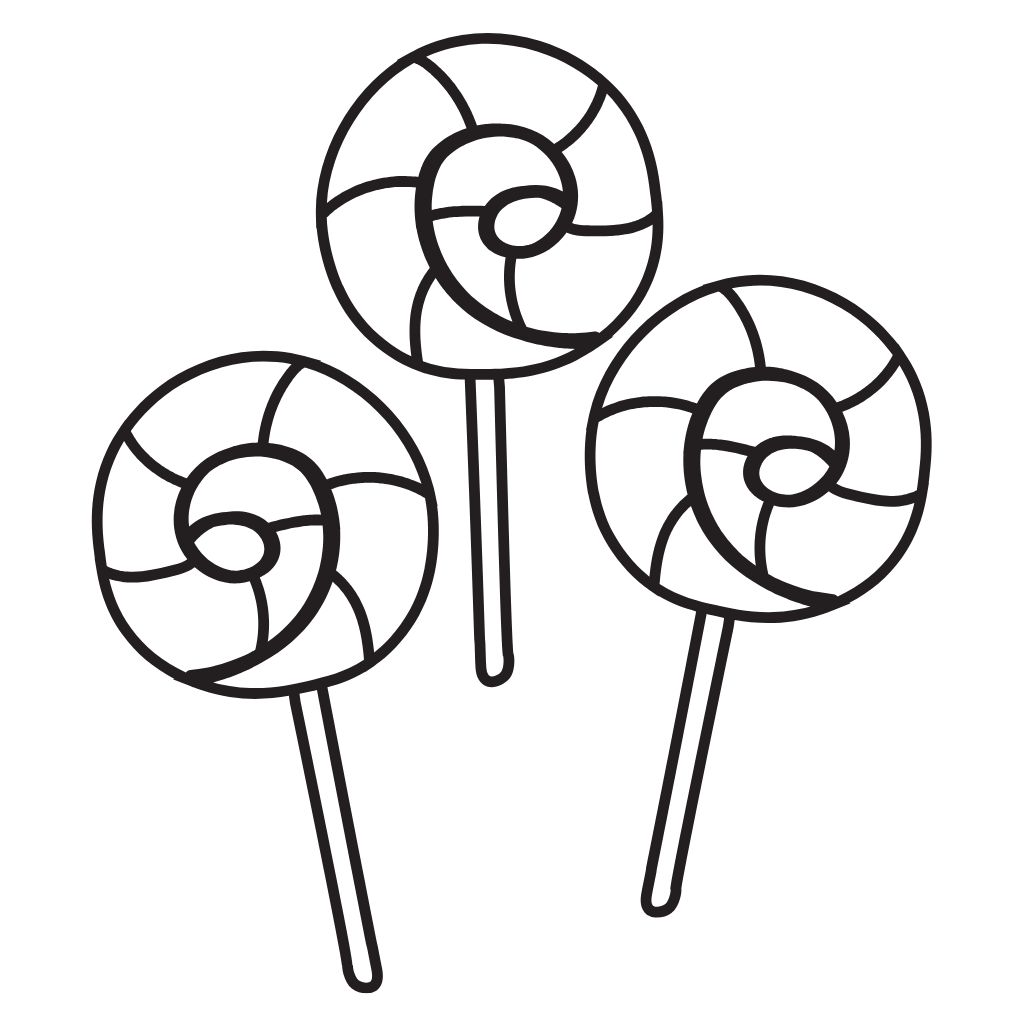 caramella disegno da colorare