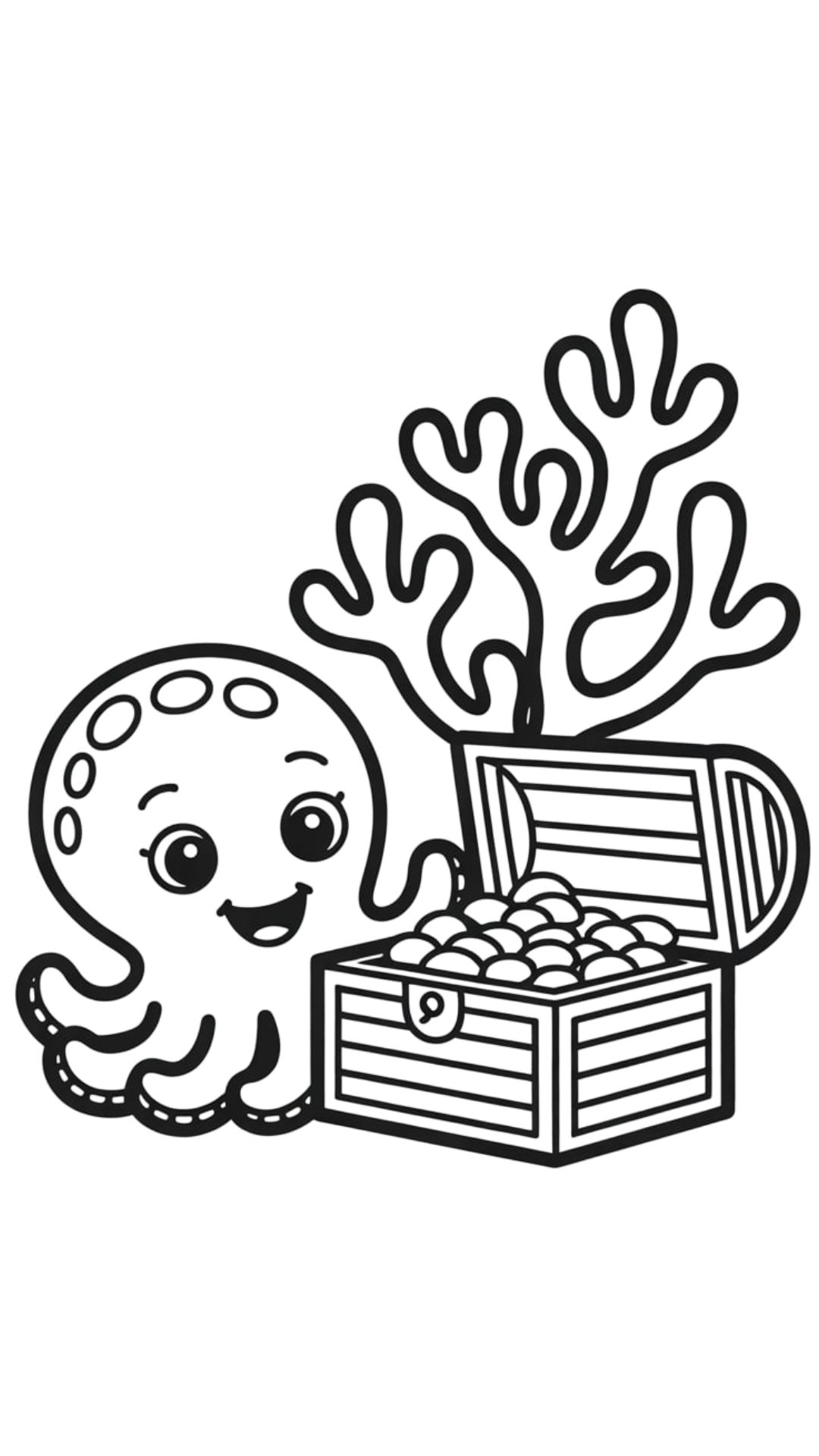 disegni polpo da colorare