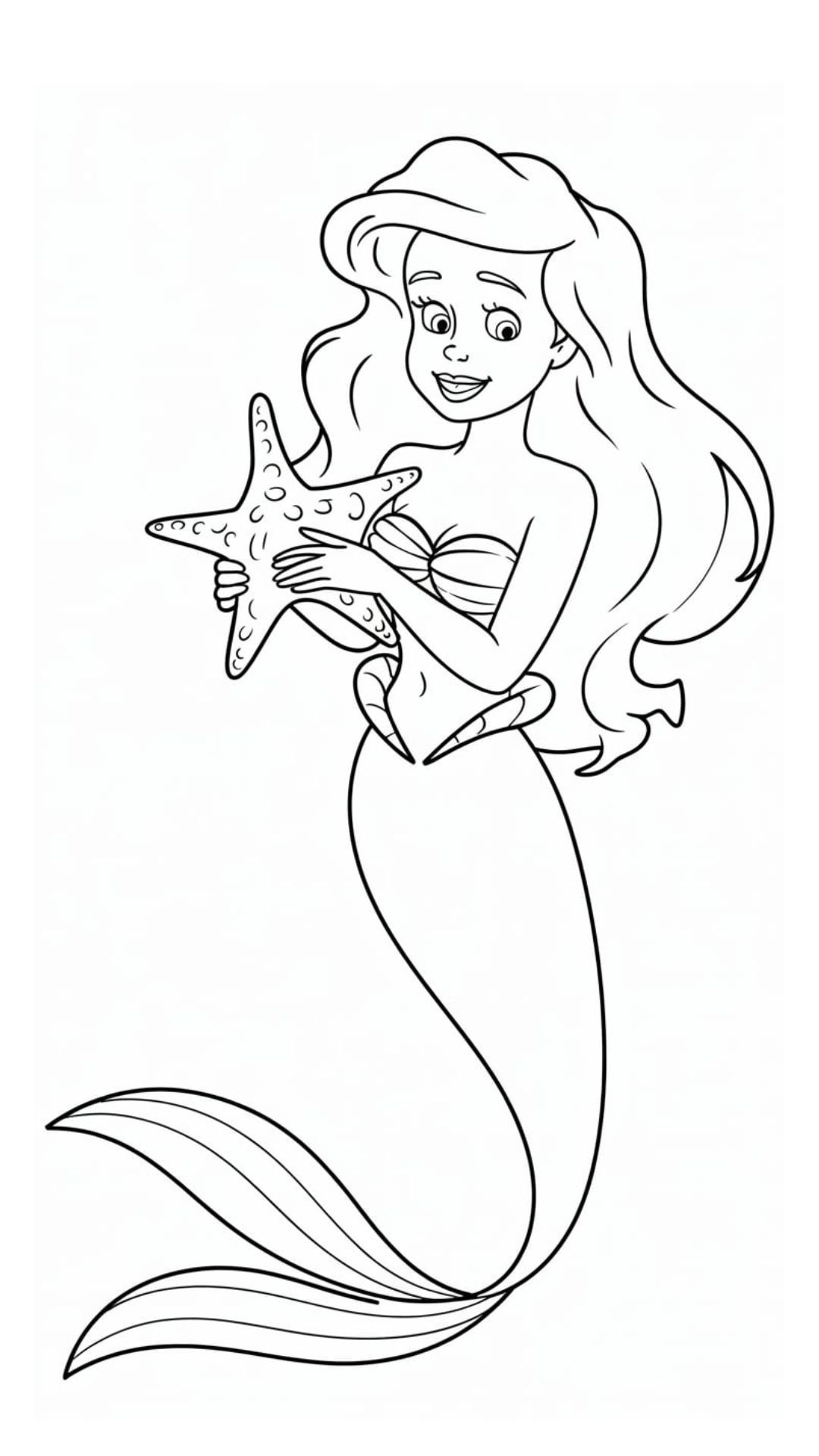 disegni da colorare di ariel