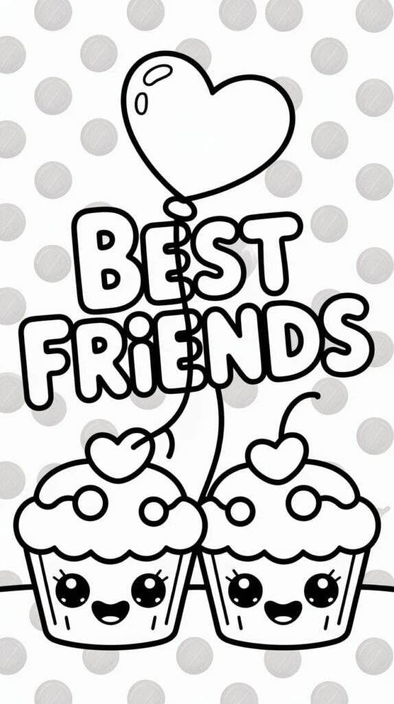 disegni bff da colorare