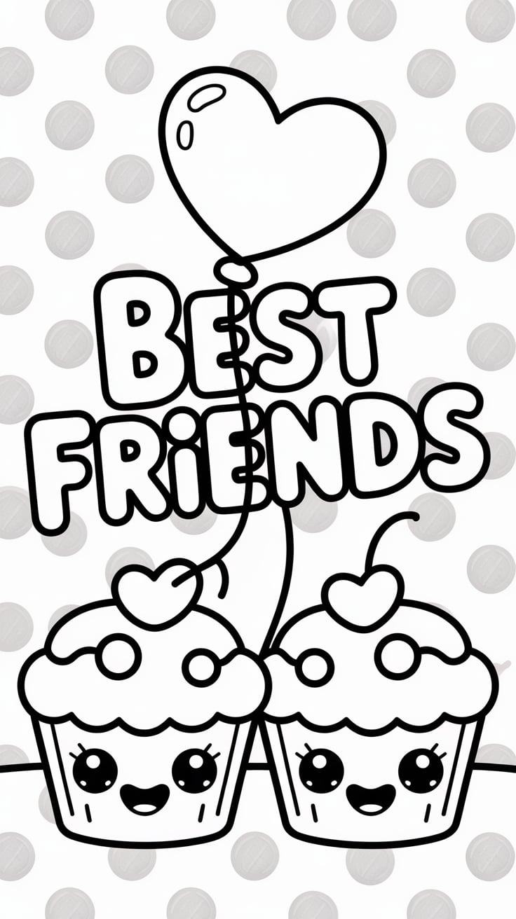 disegni bff da colorare