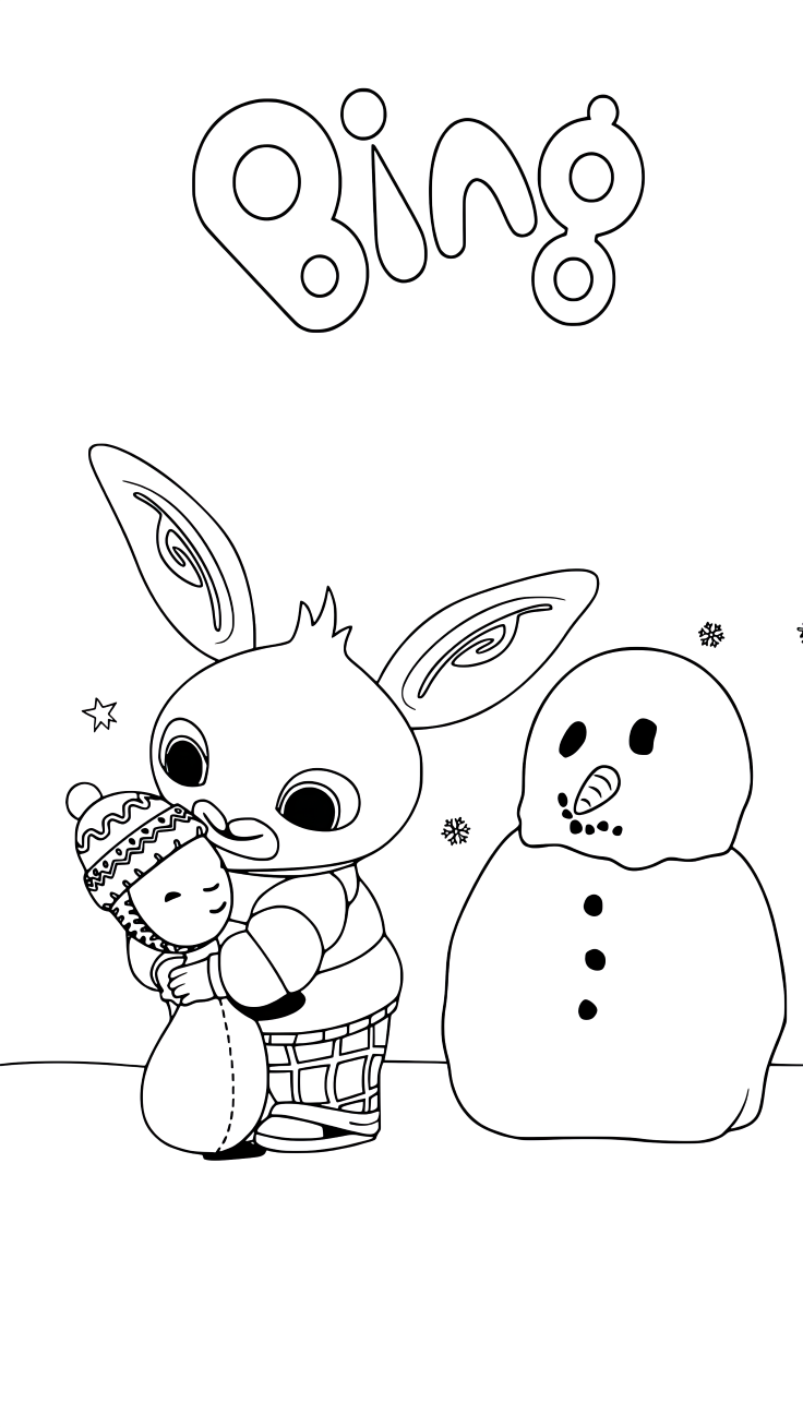 personaggi bing da stampare a colori