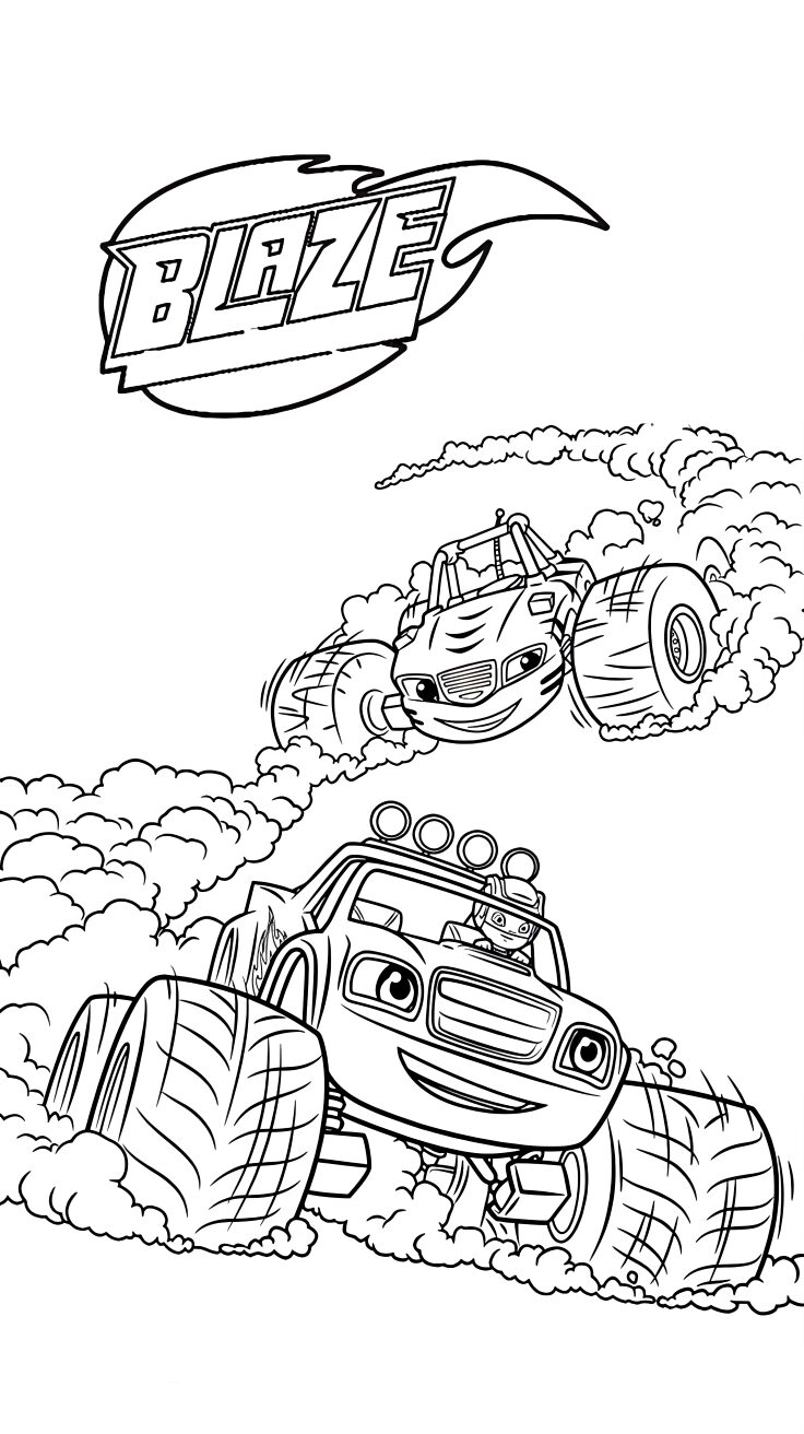 blaze disegno facile