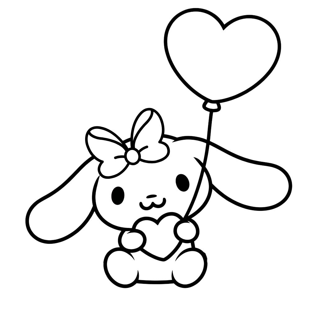 cinnamoroll da colorare e stampare