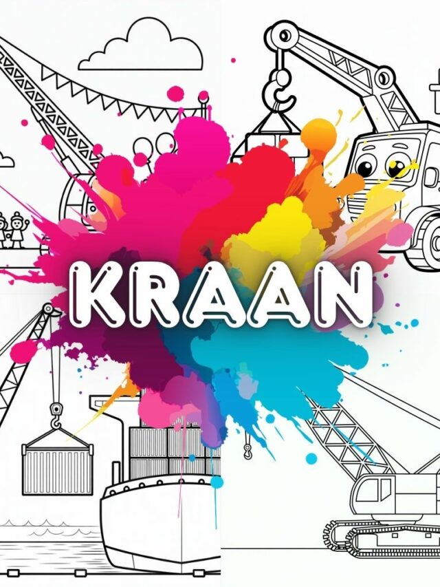 Kleurplaat Kraan​