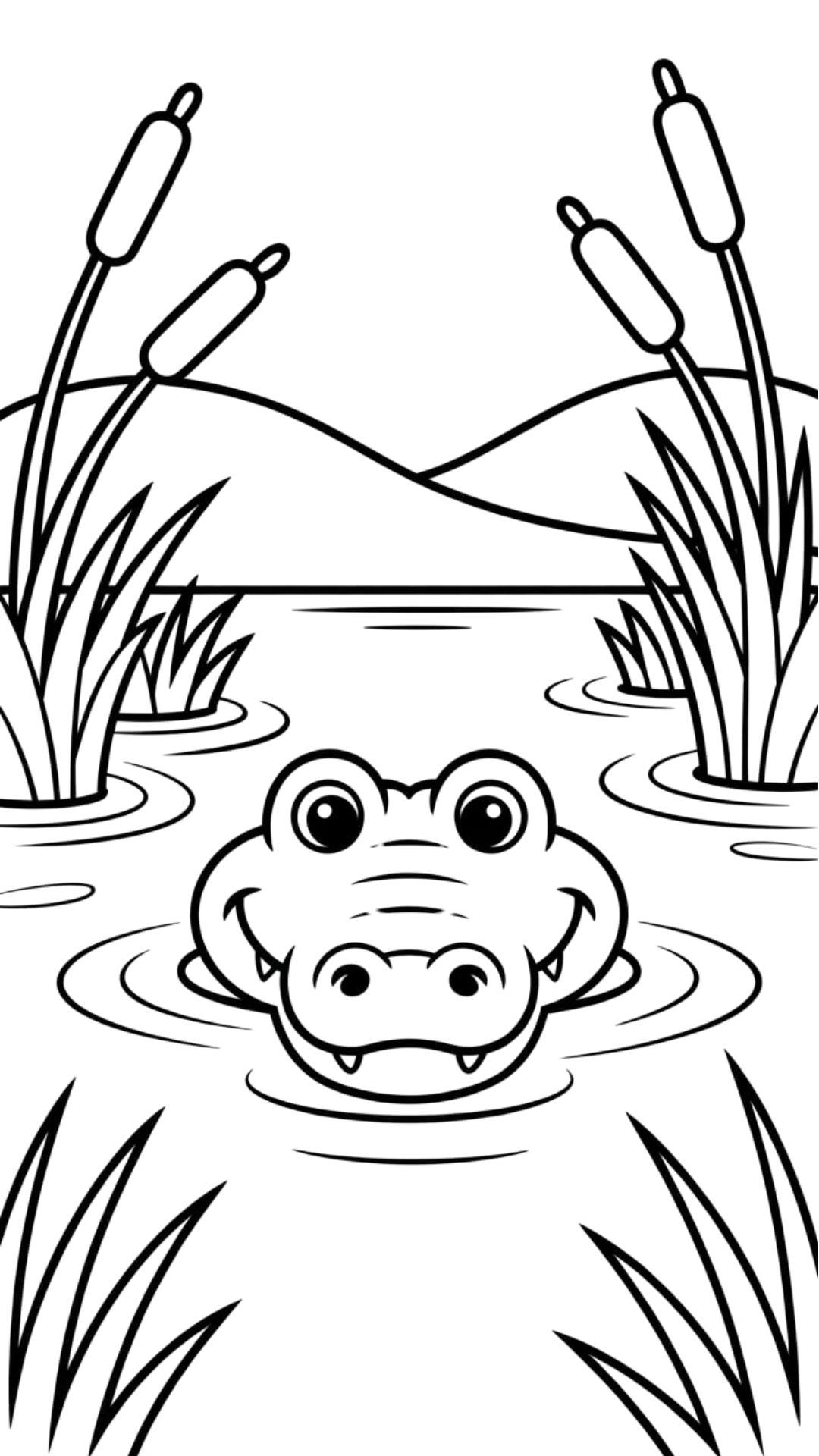 disegni di coccodrilli da stampare e colorare