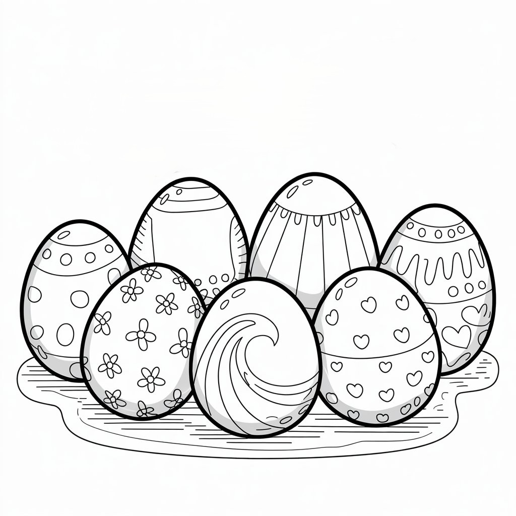 uova di pasqua da colorare