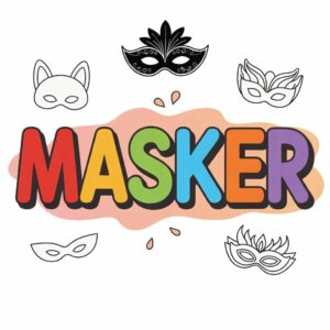 Maschera da colorare