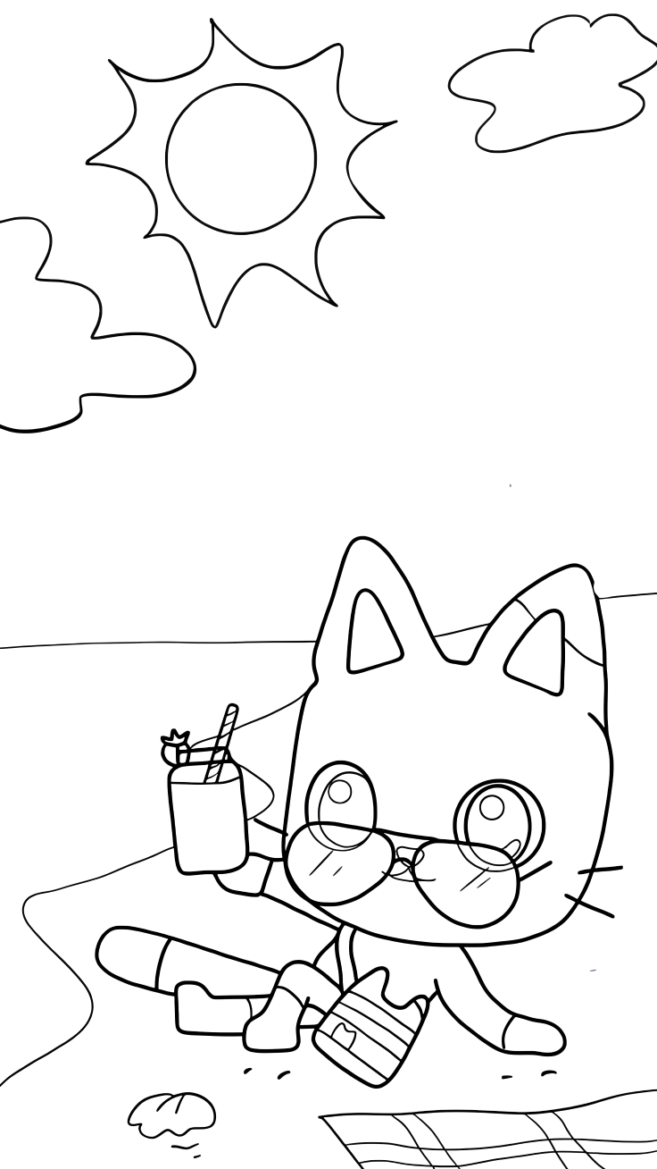 gabby da colorare e stampare