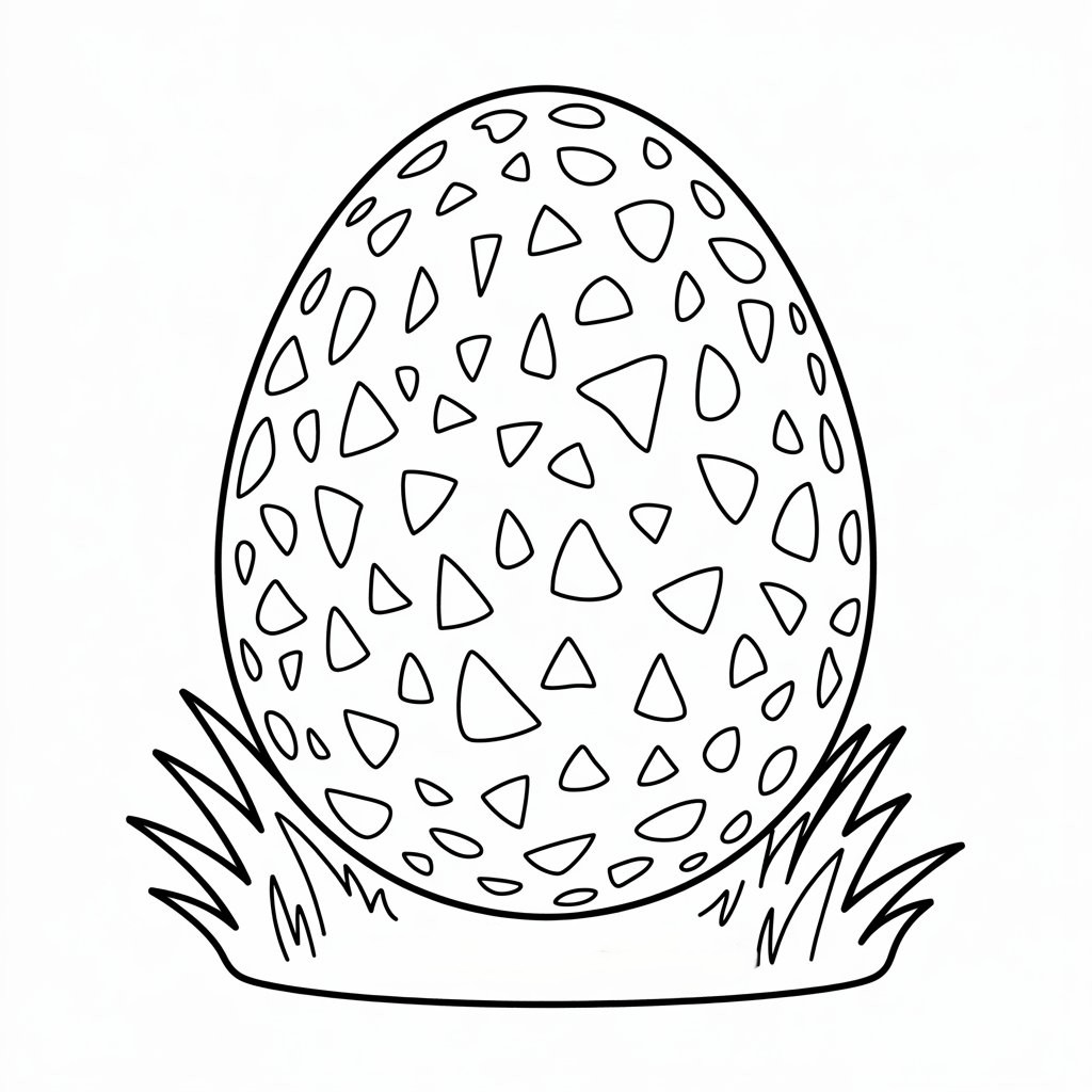 disegnare uovo di pasqua