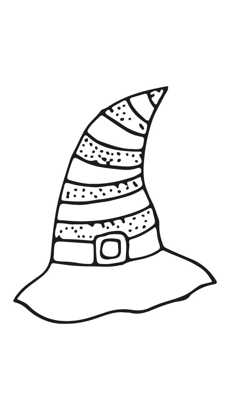 cappelli da strega disegno