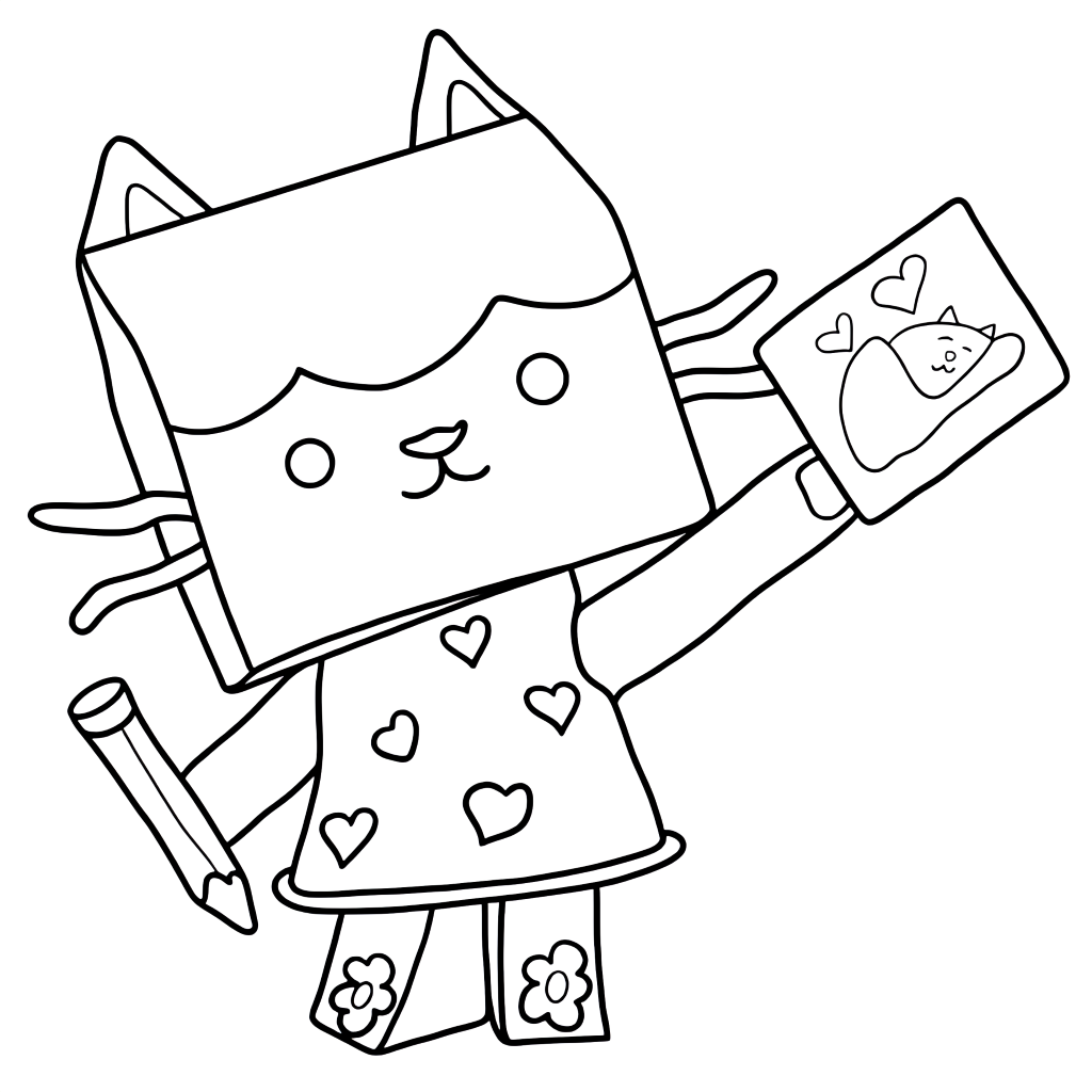 casa di gabby da colorare