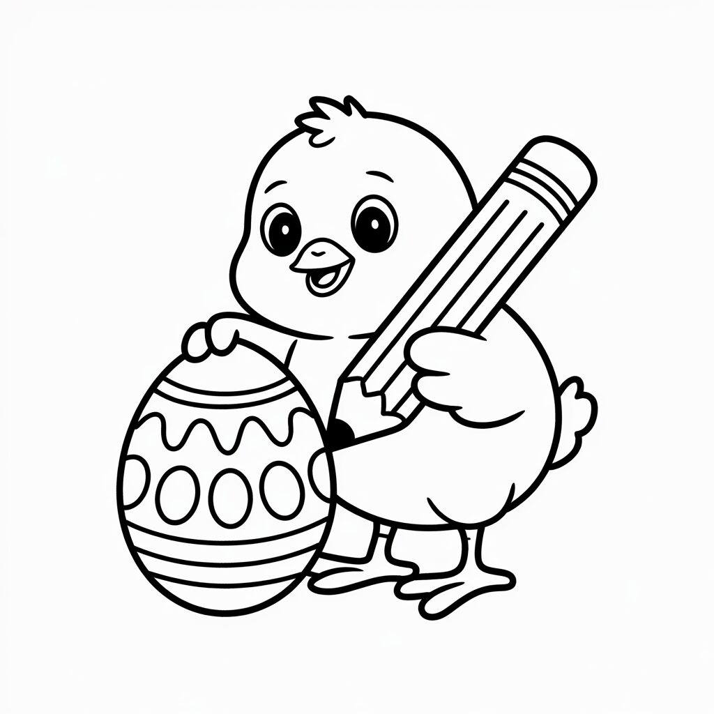 pulcini da disegnare