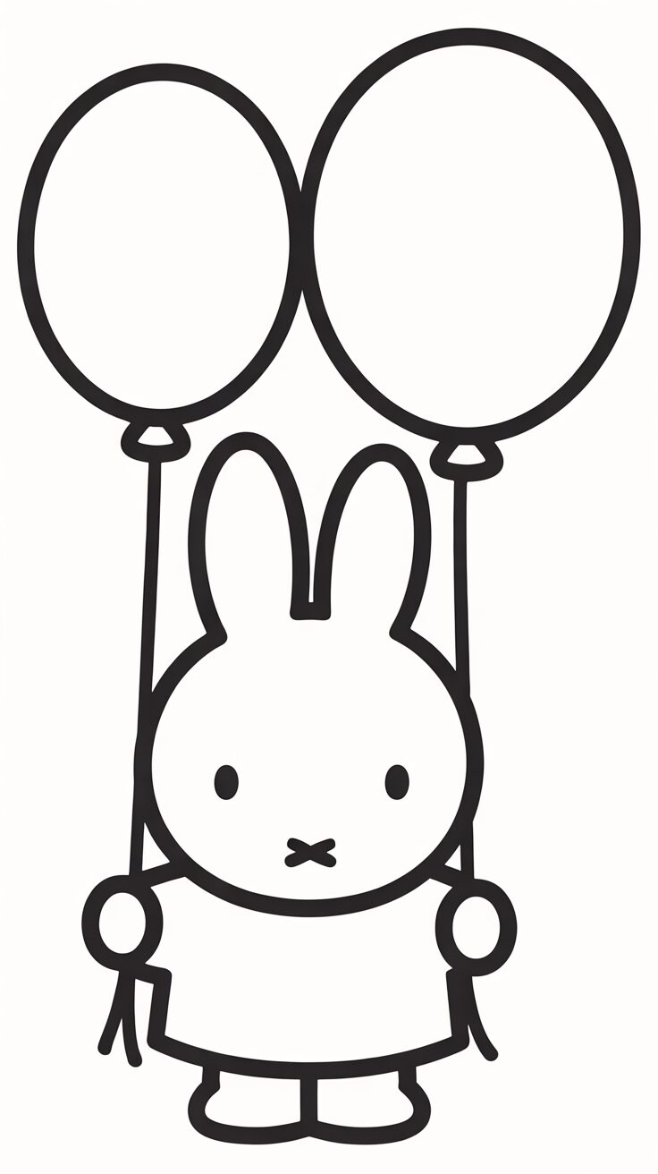 disegni da colorare palloncini