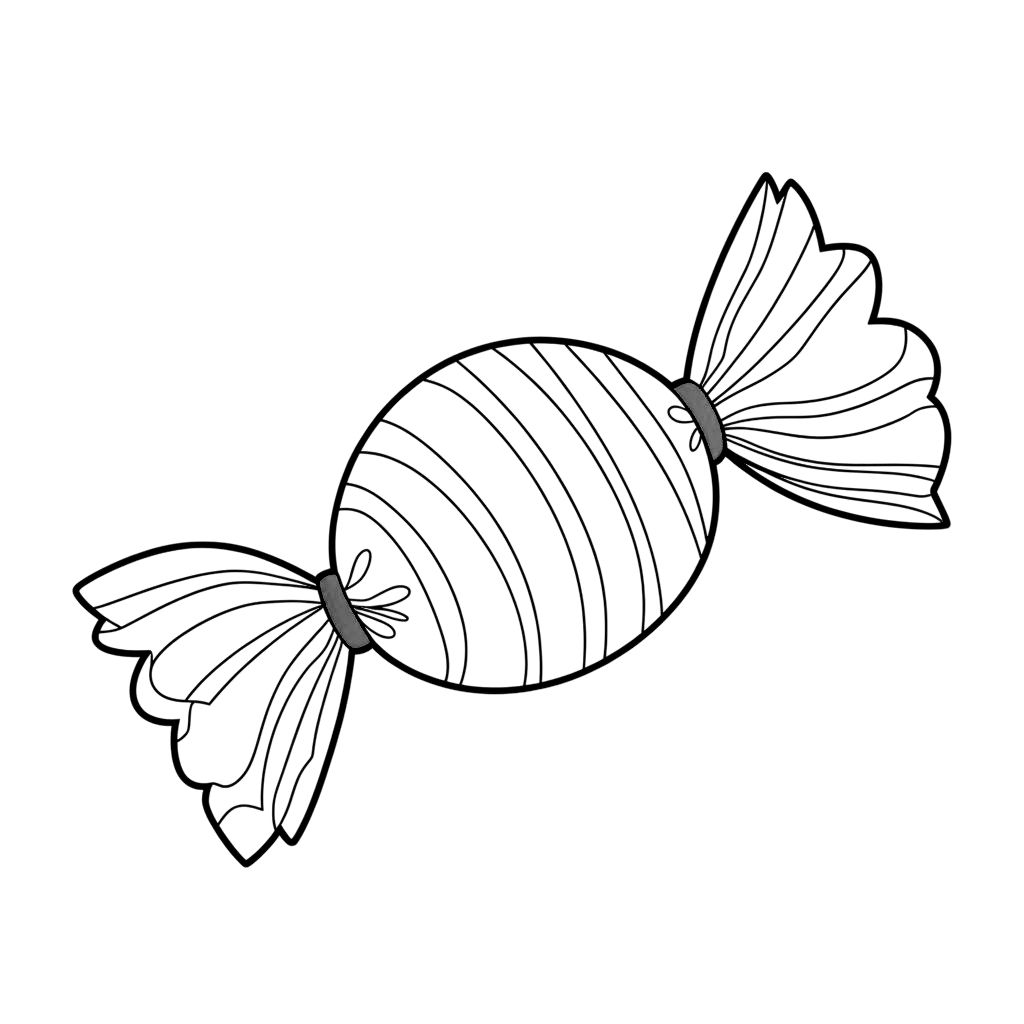 disegno caramelle da colorare