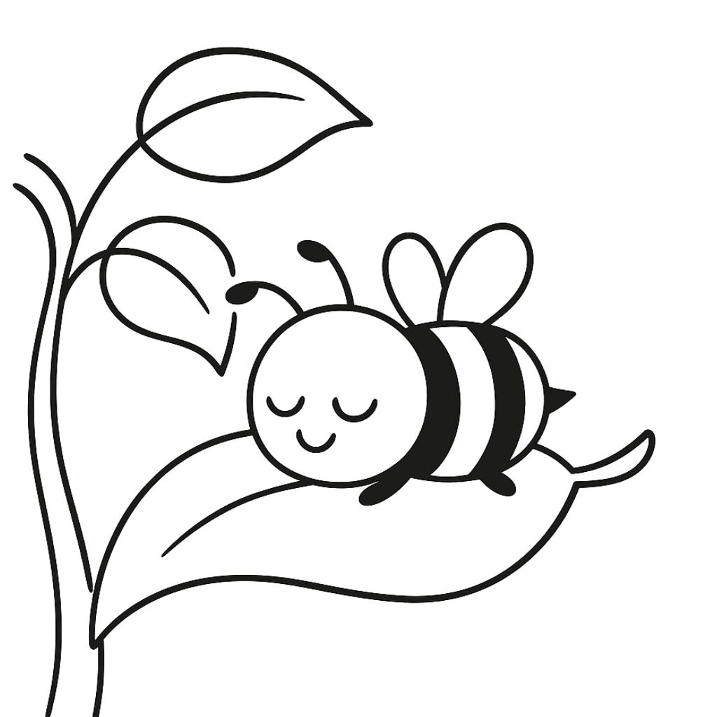 disegni ape da colorare