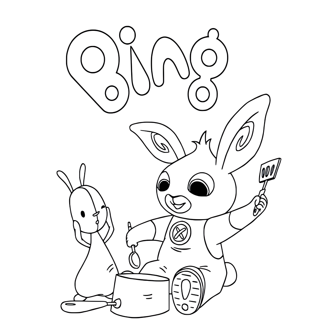 disegni bing da colorare