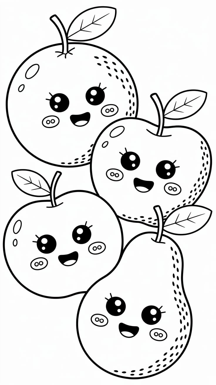 disegni di cesti di frutta