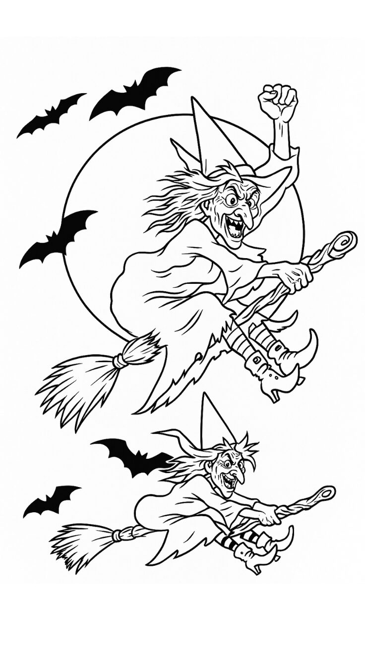 disegno strega facile