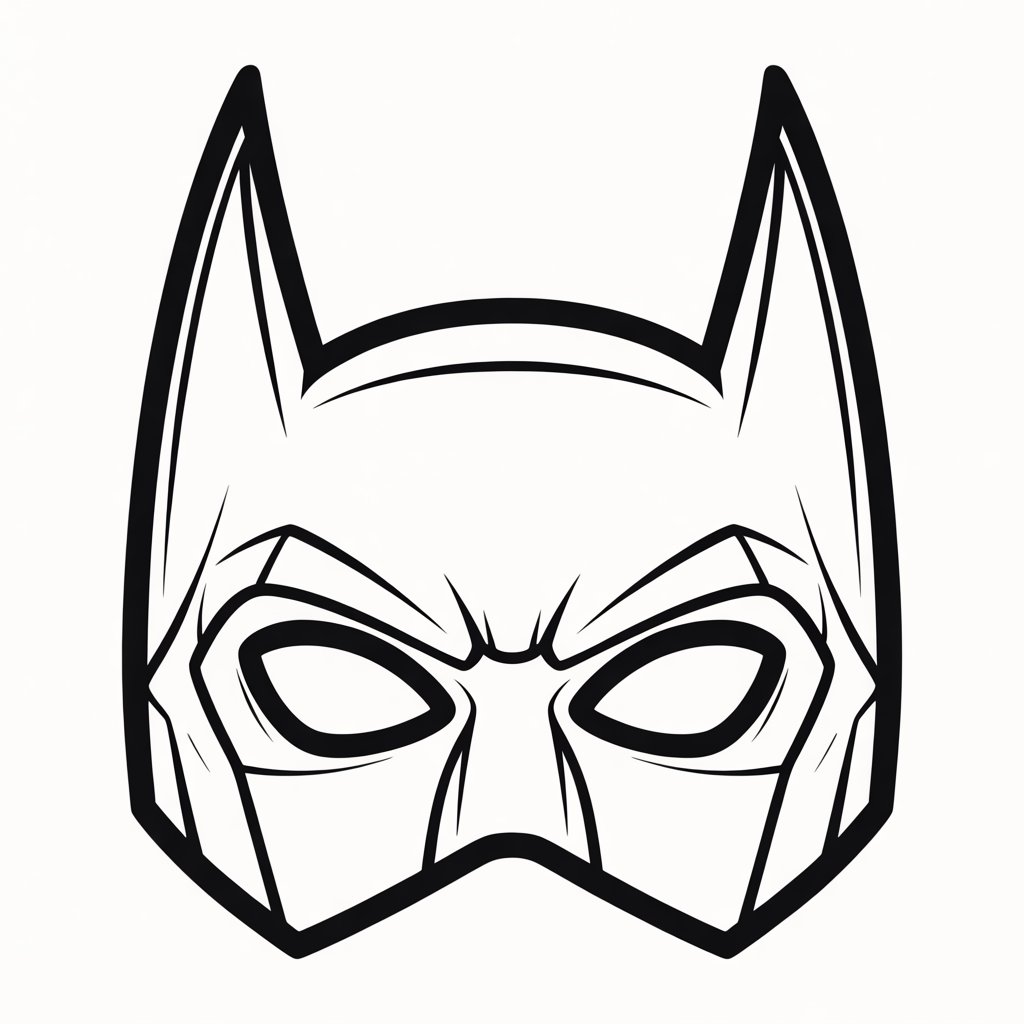 maschera di spiderman da colorare