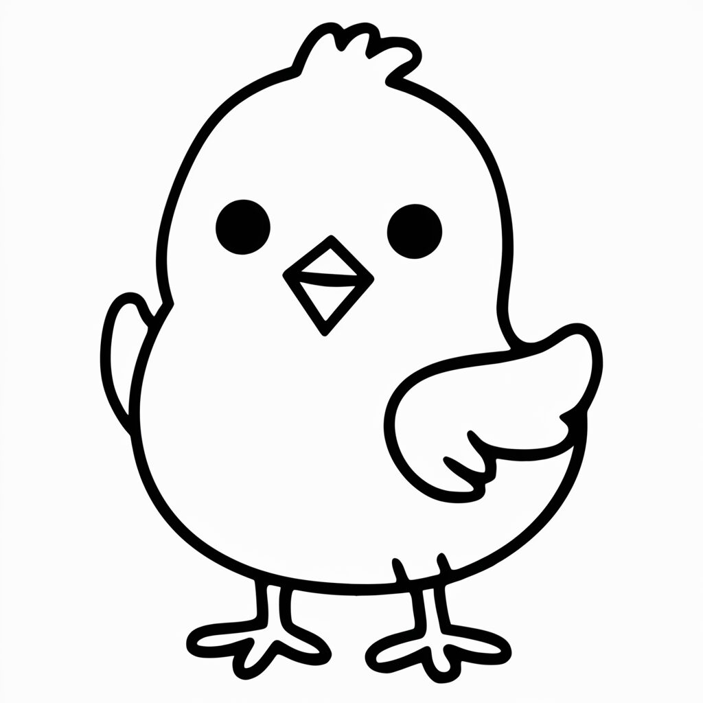 disegni di un pulcino