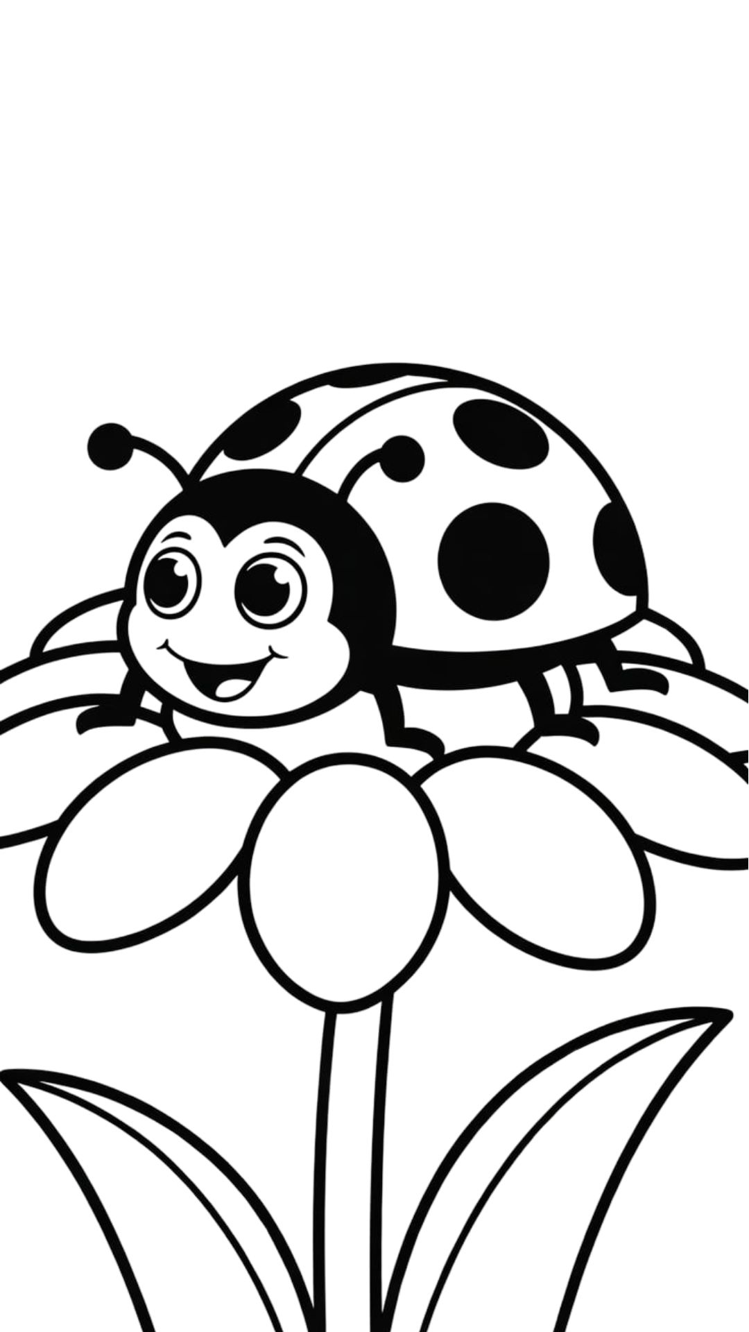 coccinella da stampare e colorare