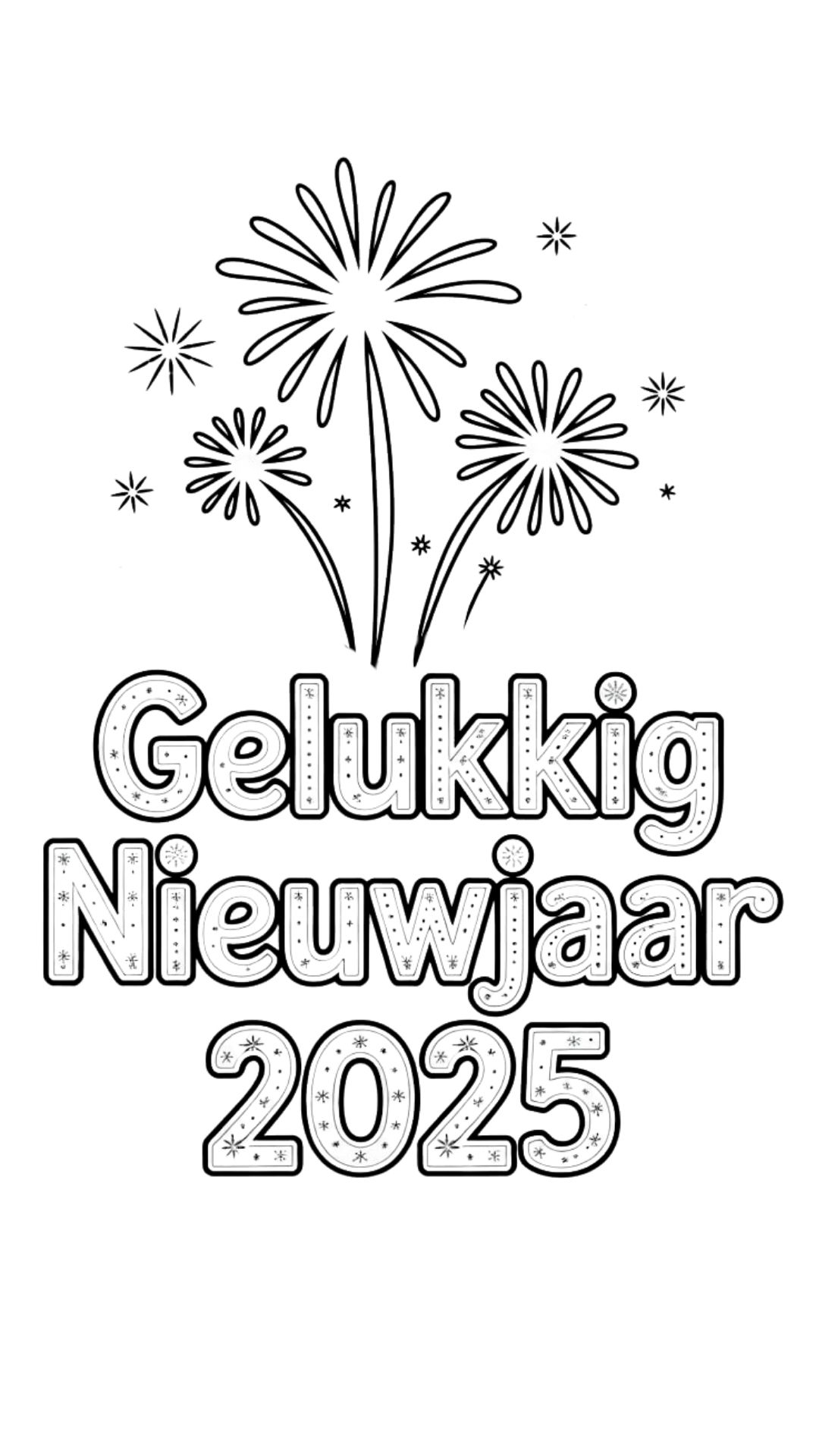 Capodanno da colorare