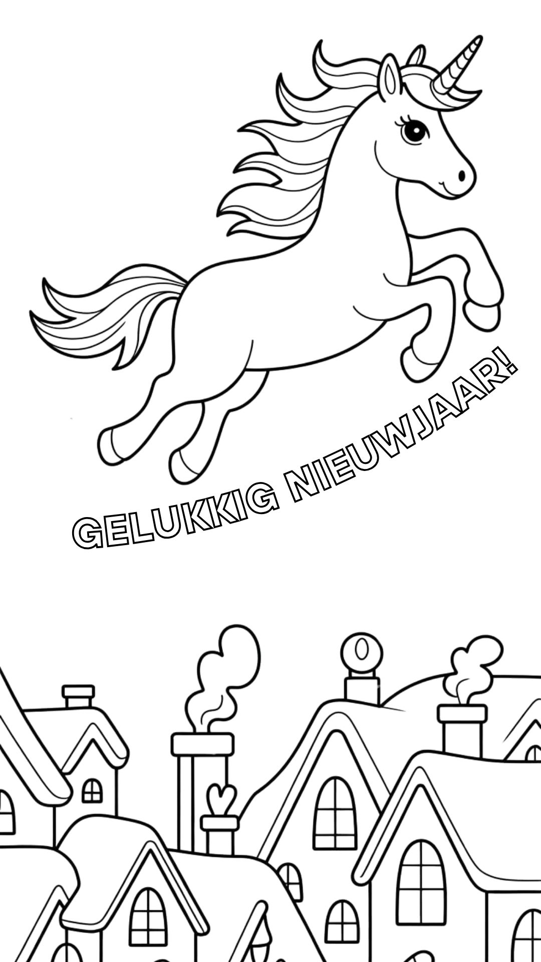 Disegno di Festa di Capodanno da colorare