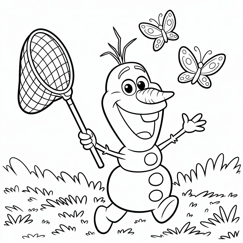 disegni di olaf